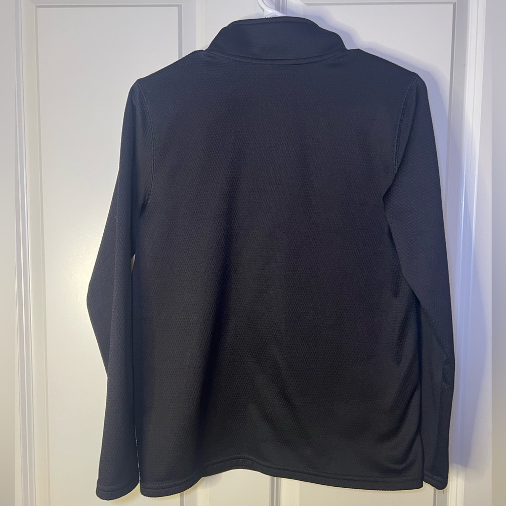 Tek Gear Black Textured Quarter-Zip Pullover - Picture 5 of 6